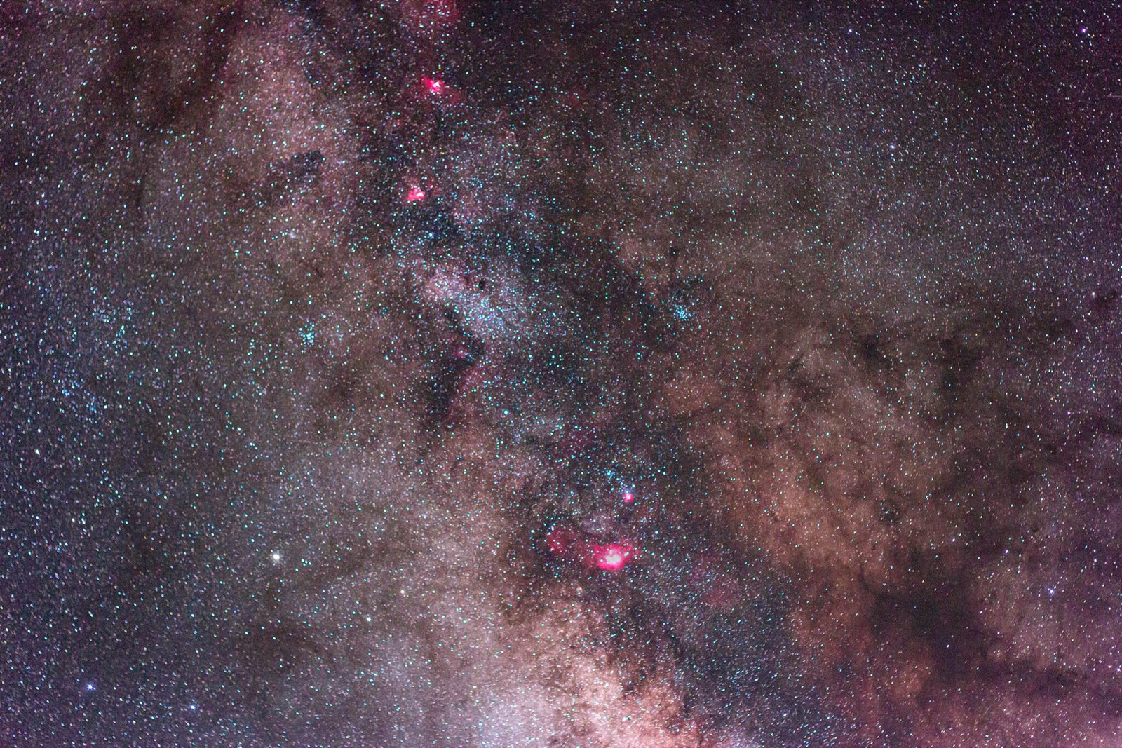 Lagoon Nebula Region of the Milky Way